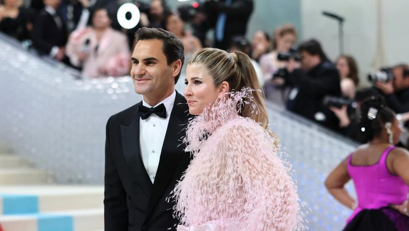 Cum arată soția lui Roger Federer. Fostul tenismen și soția sa, Mirka, apariție de senzație pe covorul roșu de la Met Gala
