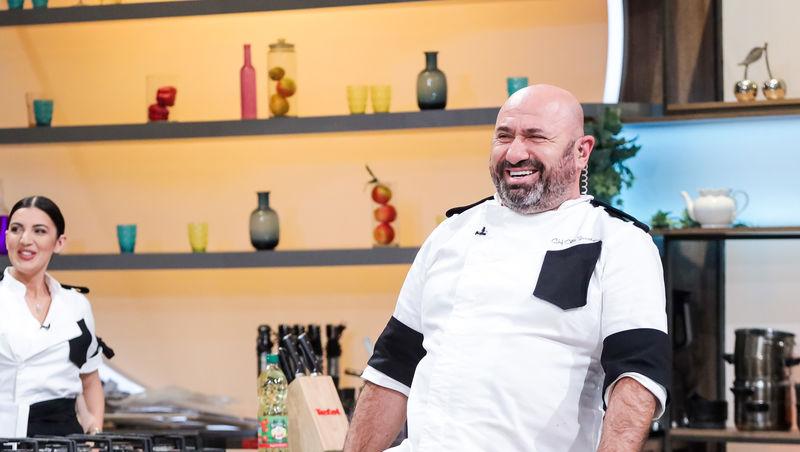 Chefi la cuțite, 31 mai 2023. Chef Florin Dumitrescu, amuletă care l-a adus pe Constantin Onuț în echipa lui. Pe cine a schimbat