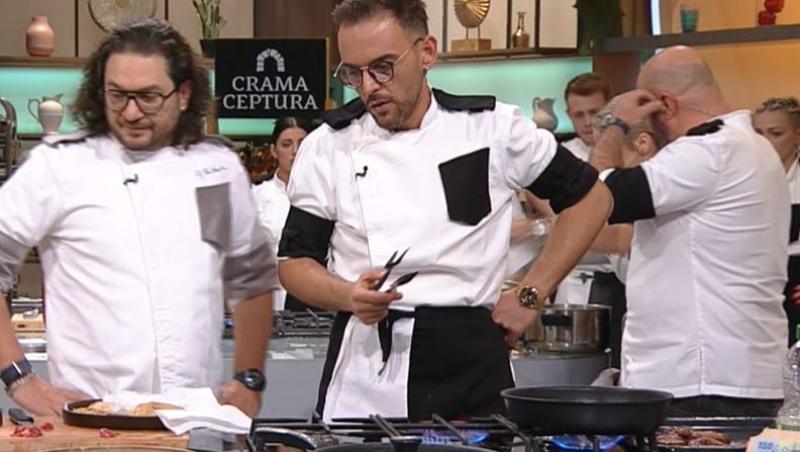 Chefi la cuțite, 31 mai 2023. Chef Florin Dumitrescu și chef Cătălin Scărlătescu și-au adresat replici acide. De ce s-au certat