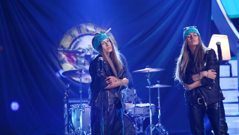 Amna și Misha s-au transformat în Guns N' Roses la Te cunosc de undeva! sezonul 19