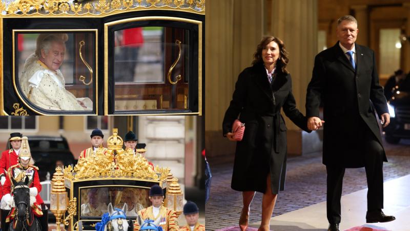 Klaus Iohannis ia parte alături de soția sa, Carmen Iohannis, la ceremonia de încoronare a Regelui Charles al III-lea și a Reginei Camilla. Cum s-au fotografiat cei doi înainte de marele eveniment.