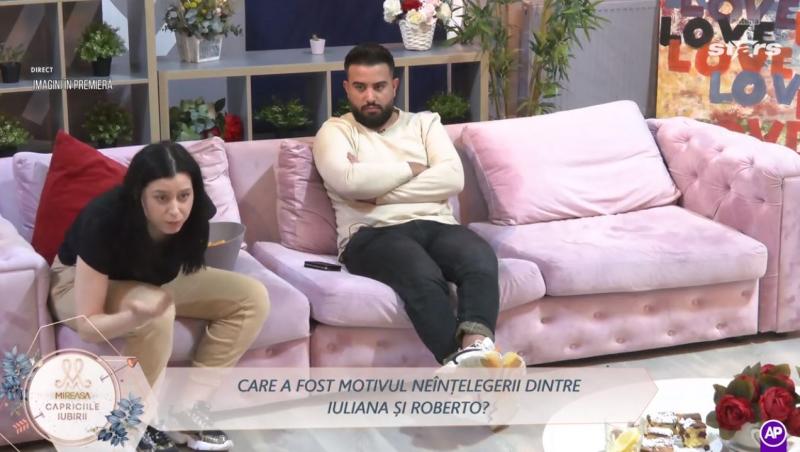 Mireasa sezon 7. Discuția aprinsă pe care Iuliana și Roberto au avut-o cu o seară înainte de eliminare. Ce și-au reproșat cei doi
