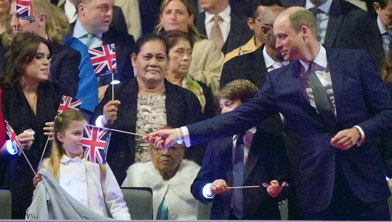 Cum s-au tachinat Prințul William și Prințesa Charlotte în public. Momentul rar și intim surprins de camerele de fotografiat