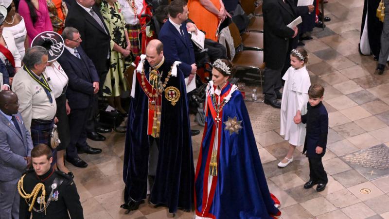 De ce au întârziat Prințul William și Kate Middleton la ceremonia de încoronare. Regele Charles a fost deranjat de asta