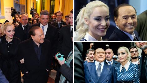 Cine este soția lui Silvio Berlusconi. Marta Fascina este mai tânără cu 53 de ani decât el. Femeile care au trecut prin viața lui