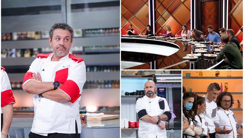 Actorii din filmul Teambuilding au făcut degustarea preparatelor în ediția 35 a emisiunii Chefi la cuțite sezonul 11