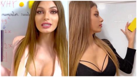 Cum arată cea mai sexy profesoară de matematică. Tânăra are 26 de ani, e româncă și face furori pe TikTok! VIDEO