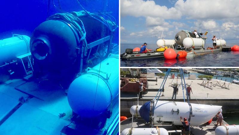 Submersibilul Titan dispărut în Oceanul Atlantic duminică nu este de găsit