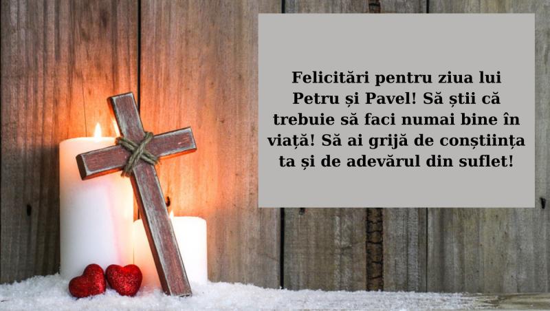 Felicitări de Sf. Petru și Pavel. Cele mai frumoase imagini cu urări de ”La mulți ani” pentru sărbătoriți