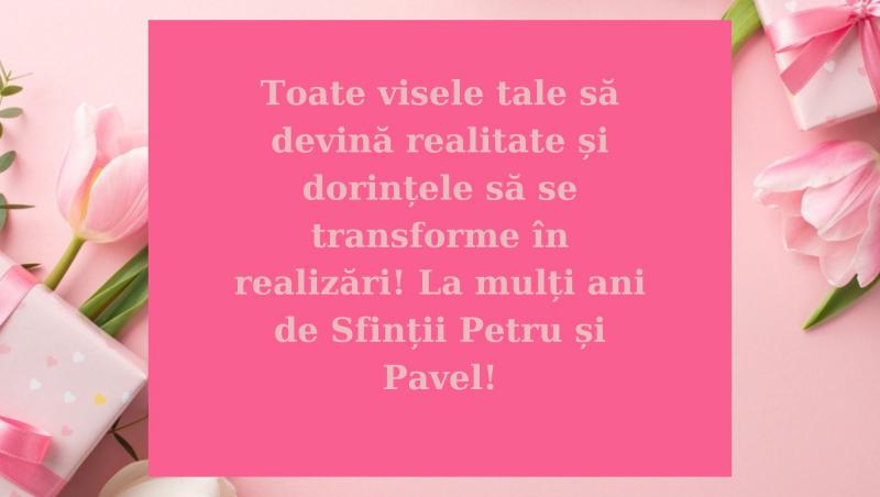 Felicitări de Sf. Petru și Pavel. Cele mai frumoase imagini cu urări de ”La mulți ani” pentru sărbătoriți