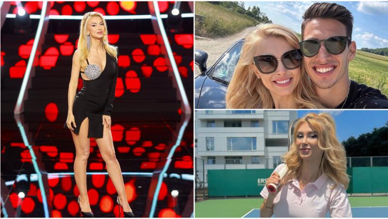 Andreea Bălan a publicat un videclip în care joacă tenis alături de Victor Cornea