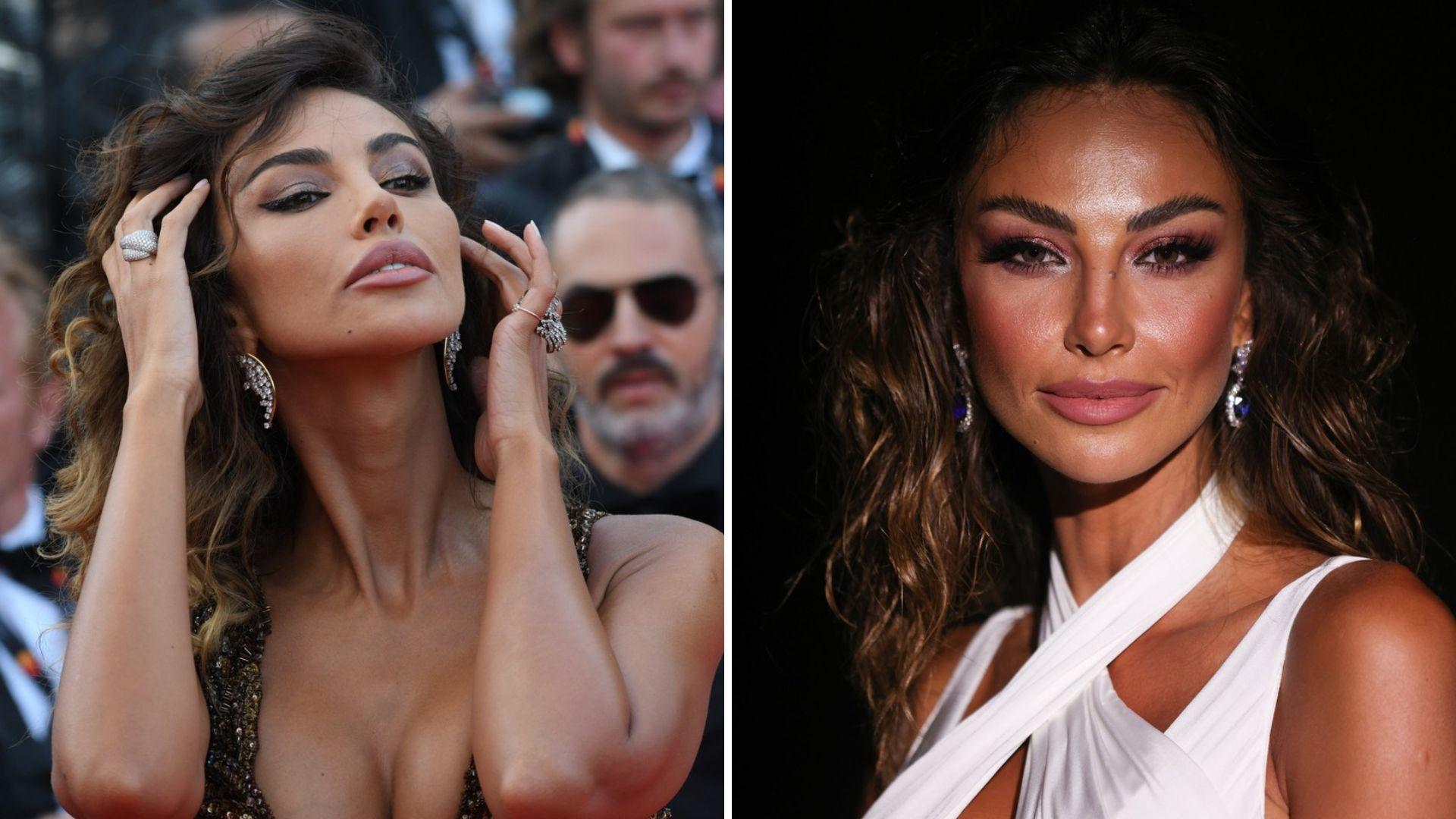 mădălina ghenea la premiera filmului „deep fear”, în timp ce poartă o rochie albă, cu multe decupaje