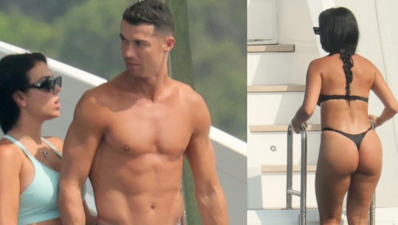 Imaginile care au facut senzatie cu Ronaldo și Georgina.