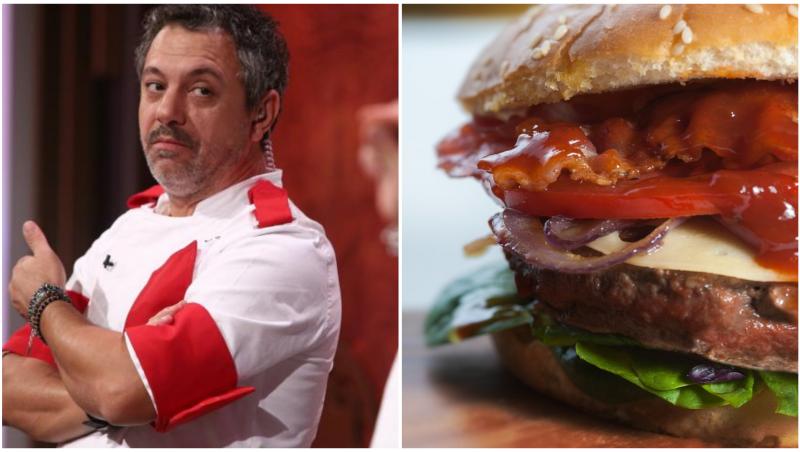 Secretul lui chef Sorin Bontea pentru cel mai delicios burger, ca la restaurant. Ce pași trebuie urmați