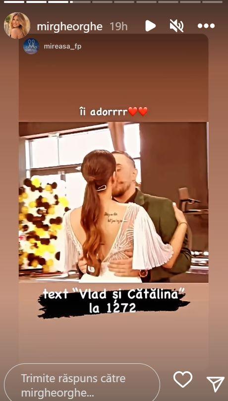 Postarea Mirunei cu Vlad și Cătălina pe Instagram