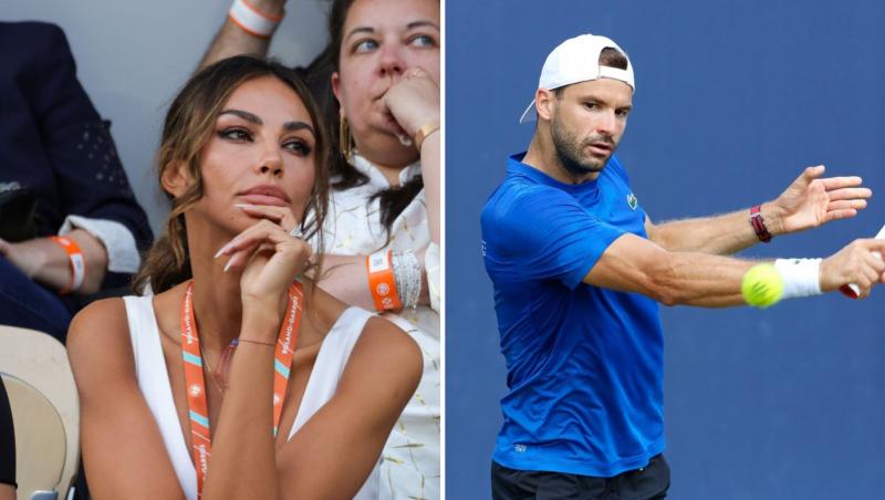 Mădălina Ghenea și Grigor Dimitrov s-au sărutat pasional la Wimbledon