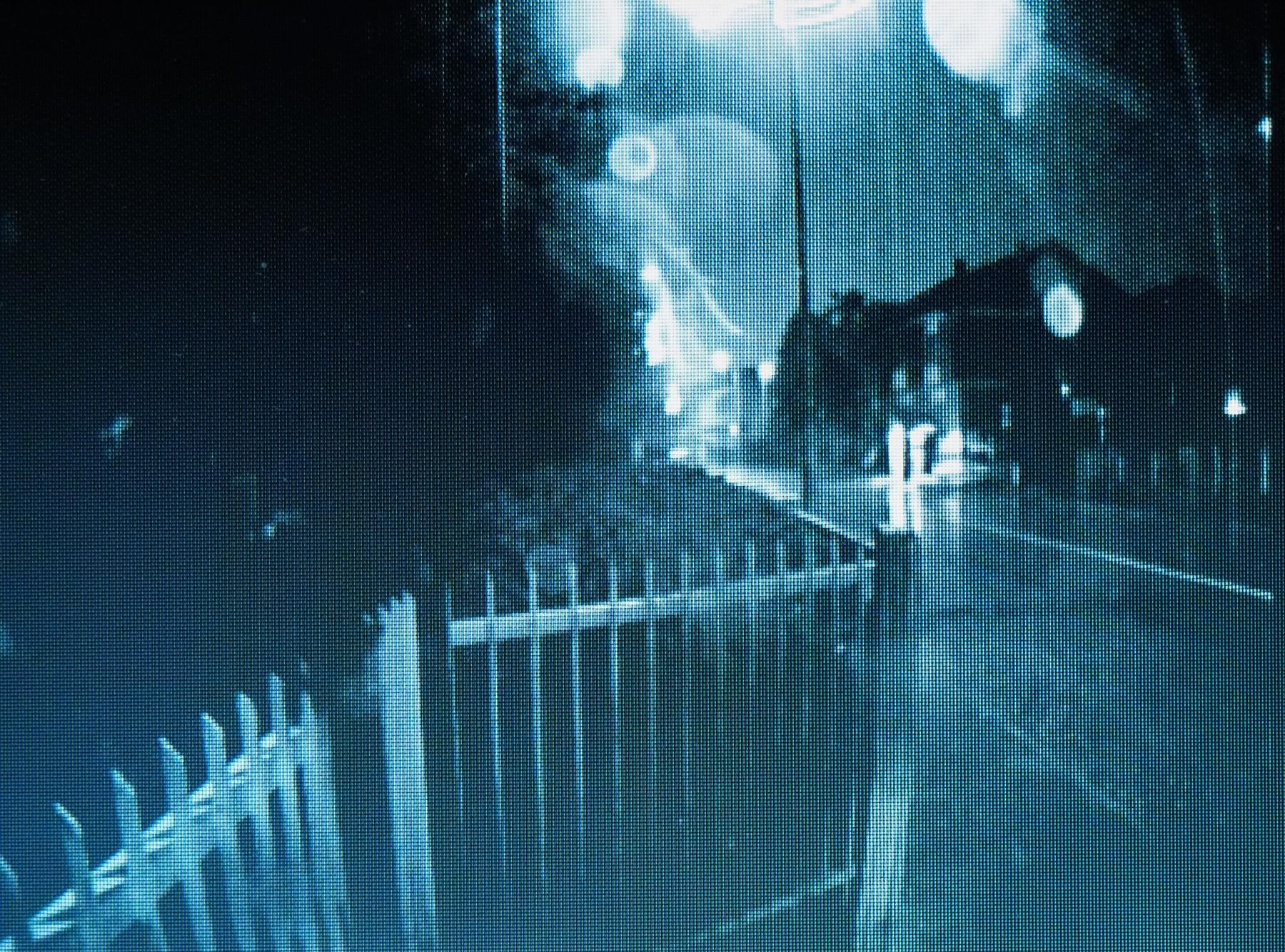 imagine surprinsa noaptea de o camera de supraveghere