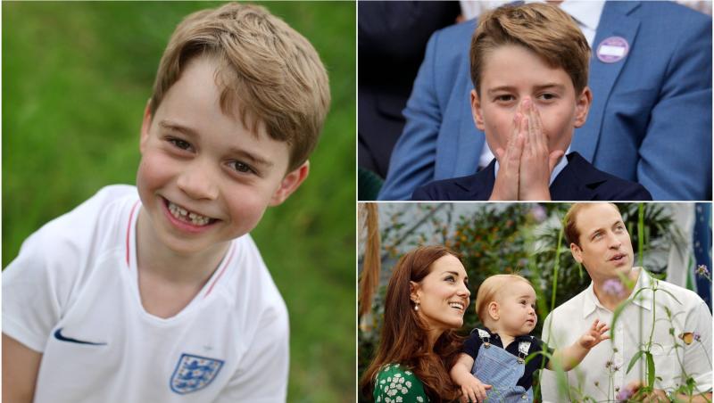 George, fiul cel mare al Prințului William și al lui Kate Middleton împlinește astăzi 10 ani, iar Palatul a publicat tradiționala fotografie aniversară