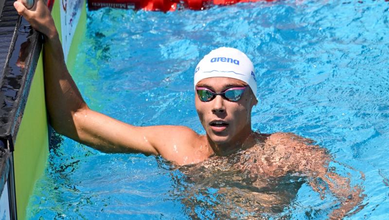 David Popovici s-a calificat în semifinale la 200 metri liber. Campionatele Mondiale de Înot se văd exclusiv în AntenaPLAY