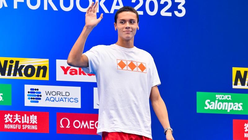 David Popovici s-a calificat în semifinale la 200 metri liber. Campionatele Mondiale de Înot se văd exclusiv în AntenaPLAY