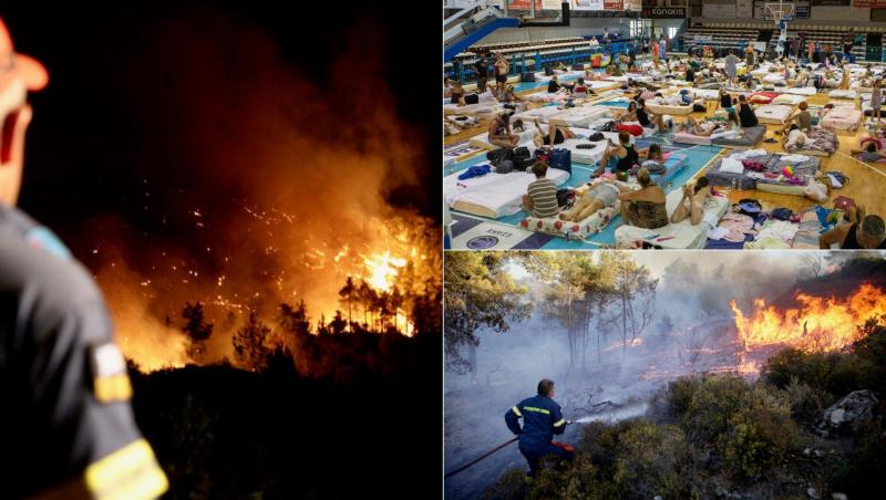 Grecia arde, iar mii de localnici și turiști sunt evacuați de urgență din Rodos, în timp ce incendiile au curprins o parte mare din insulă. Nu este singura insulă cuprinsă de foc, probleme sunt și în Corfu.