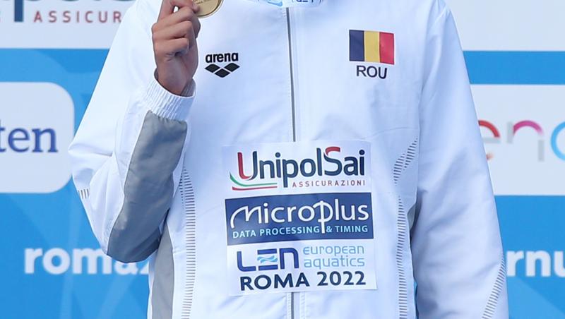 David Popovici, calificat în Finala de 200 metri liber de la Mondiale. A obținut cel mai bun timp și a ieșit pe primul loc