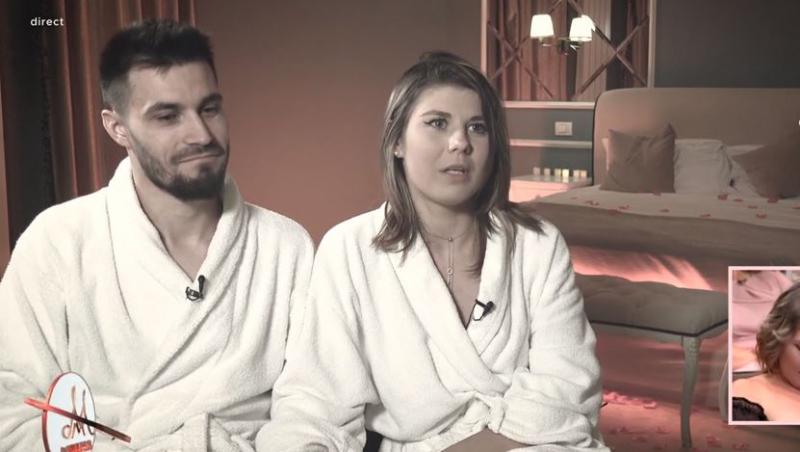 Mireasa: Confesiuni. Andrei și Simona, despre imaginile cu patul intact din camera de hotel. Cum comentează