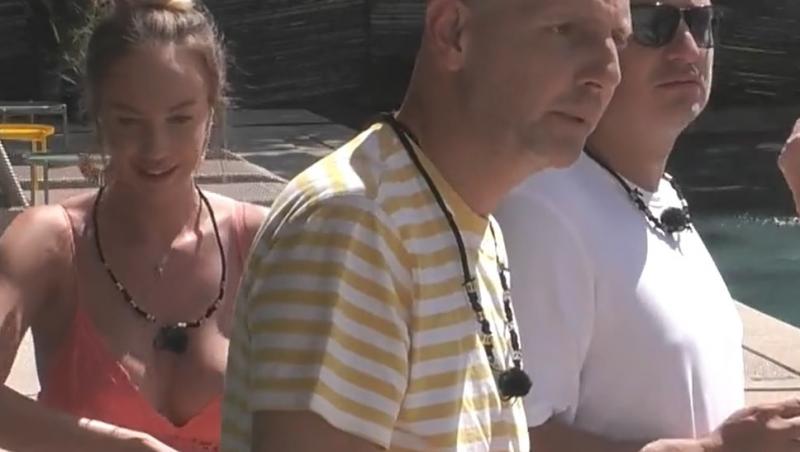 Insula Iubirii sezonul 7. Iulian Clonț și Livia Marinescu, discuție aprinsă cu replici acide. Ce nu s-a văzut la televizor