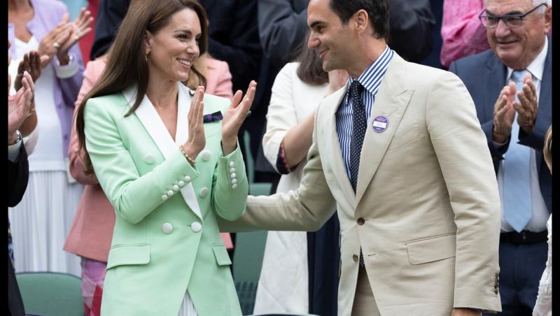 Gestul aparent inofensiv prin care Roger Federer a încălcat protocolul regal cu Prințesa Kate. Cum și-a întâmpinat vechea prietena