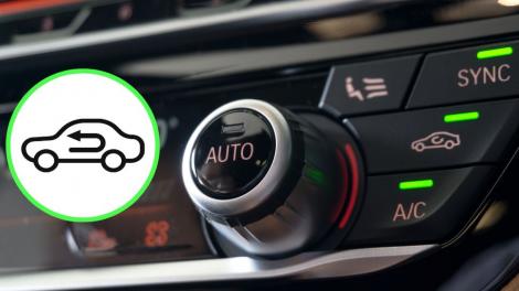 Când ar trebui pornit, de fapt, butonul de recirculare a aerului din mașină. Mulți greșesc, mai ales pe timpul verii