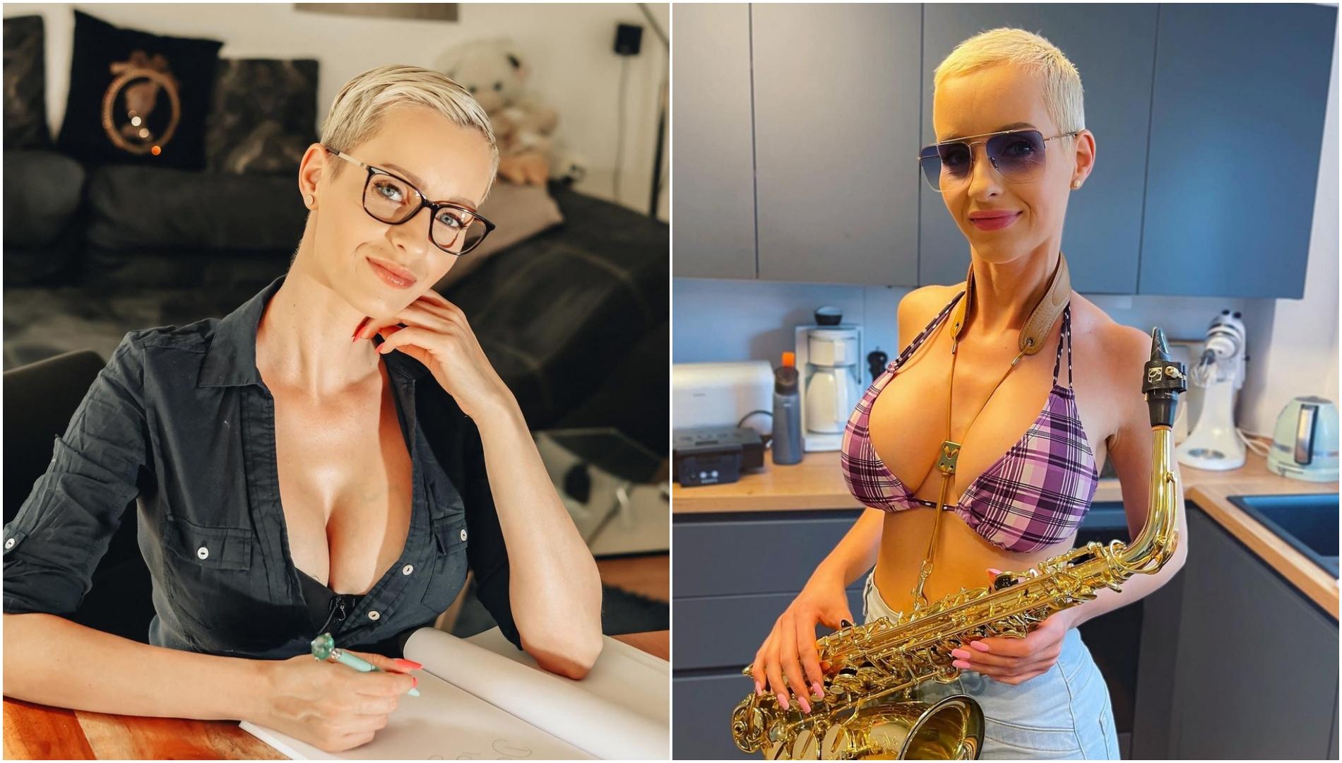 imagine cu Anike Ekina cea mai sexy femeie pompier