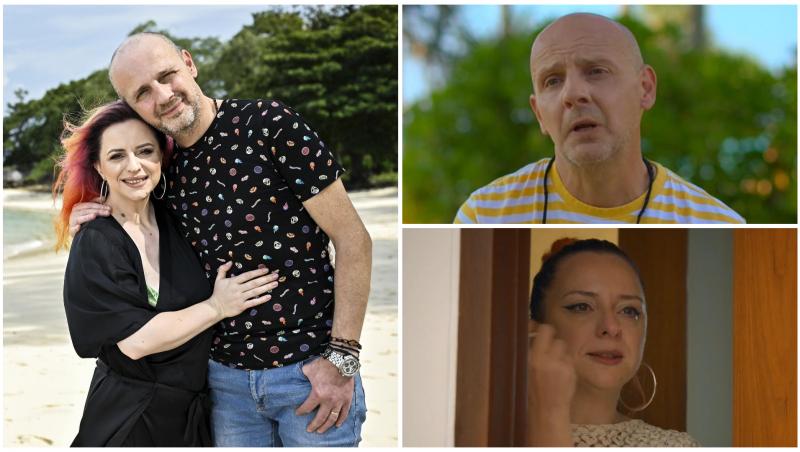 Colaj cu Cristina Rancov și Iulian Clonț în două ipostaze diferite la Insula Iubirii