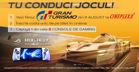 (P) Cineplexx te transformă din spectator în gamer cu filmul Gran Turismo