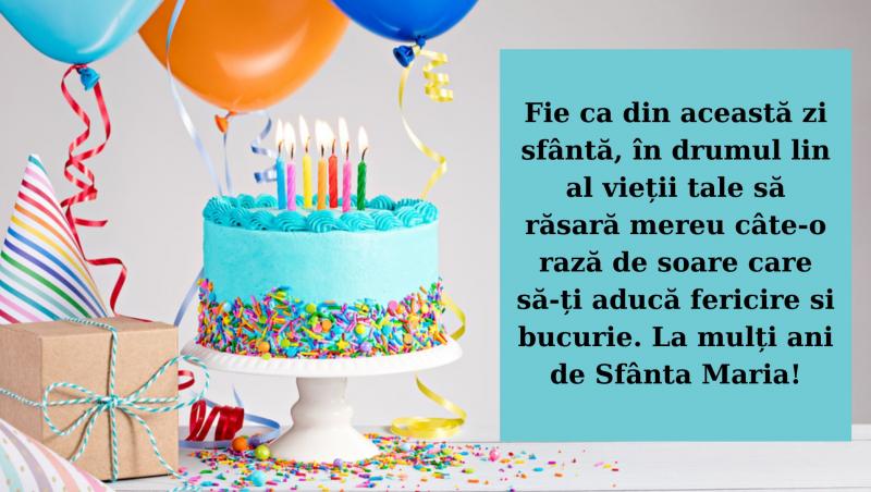 Felicitări de Sfânta Maria. Urări și mesaje de la mulți ani pentru sărbătoriți