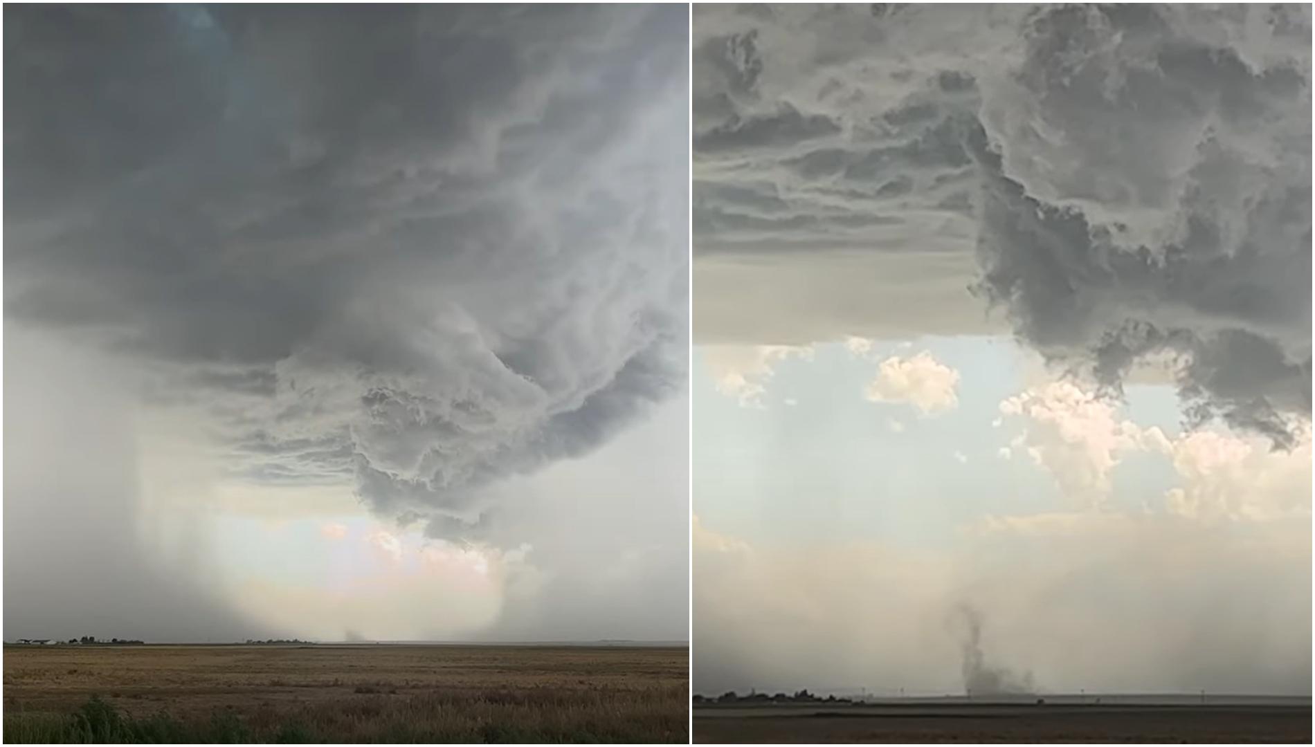 Fenomenul fascinant care a apărut pe cer în timpul unei furtuni. Ce a fost surprins, de fapt, în imagini | VIDEO