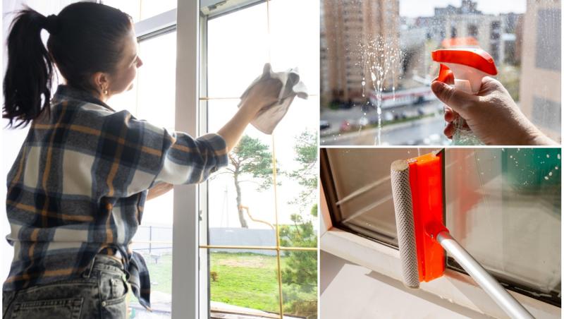 Un expert în curățenie a dezvăluit cum se curăță geamul pentru a scăpa de urme sau pete