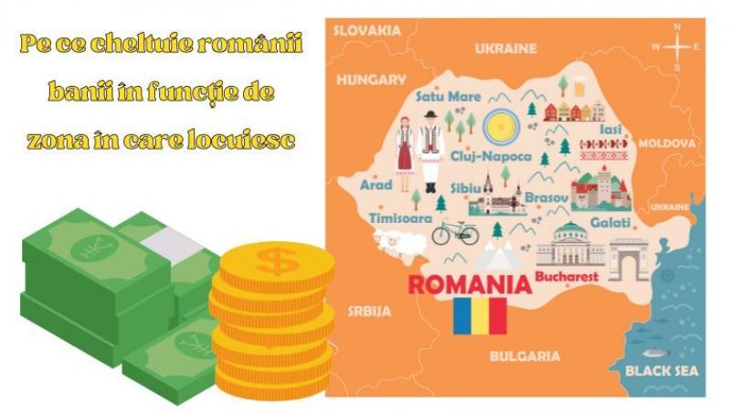 Pe ce dau banii românii, în funcție de regiunea în care locuiesc. Unde se duc salariile moldovenilor și cât cheltuiesc oltenii