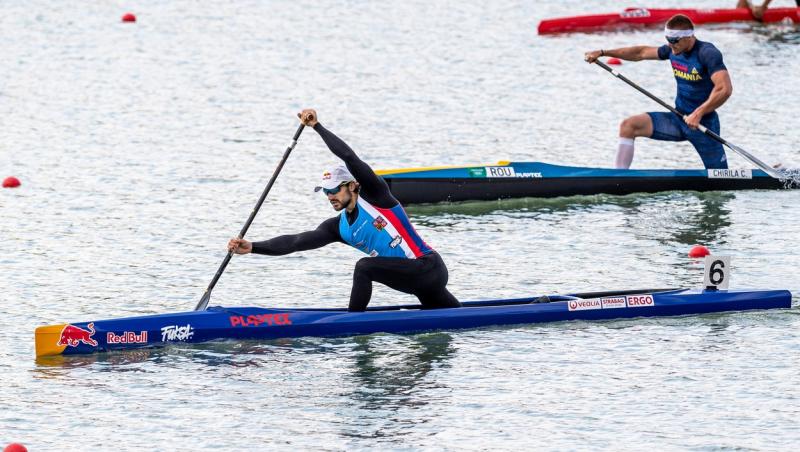 Cătălin Chirilă participă în semifinalele CM de kaiac-canoe 2023, la proba de 500 m