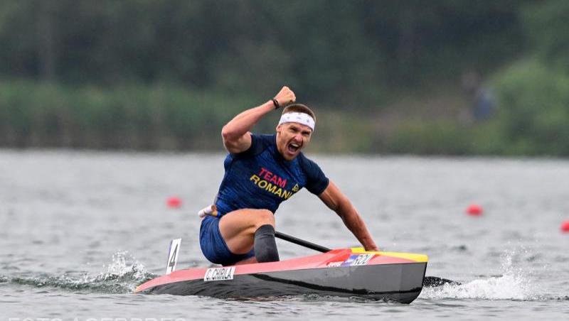 Aur pentru Cătălin Chirilă la proba lui favorită, cea de 1000 m! România îți mulțumește! Sportivul a scris istorie la CM de kaiac-canoe 2023
