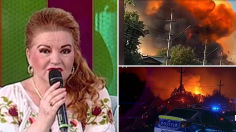 Maria Cârneci, la un pas de a fi martoră la explozia din Crevedia: „Ce înseamnă Dumnezeu”. Interpreta a avut un eveniment acolo