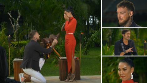 Finala Insula Iubirii sezonul 7. Bogdan Cîrlan a cerut-o în căsătorie pe Claudia Florescu la ultimul bonfire. Ce a urmat