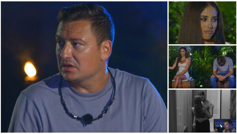 În ediția 20 a emisiunii Insula Iubirii sezonul 7, Marius Moise a văzut imaginile cu Bianca Giurcă sărutându-se cu Alin Moise și concurentul a avut o reacție puternică