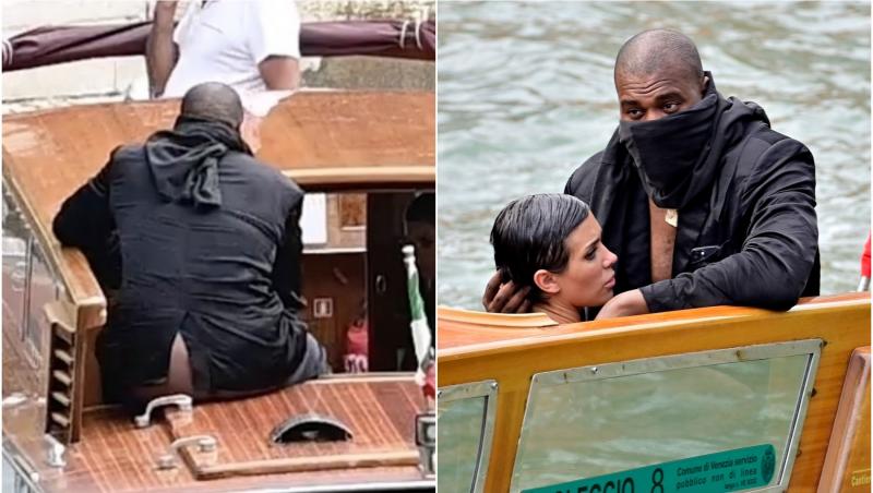 Kanye West, surprins cu pantalonii în vine, alături de soția sa. Ipostaza intimă în care au fost surprinși