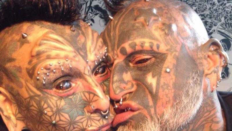 Ei formează cel mai tatuat cuplu din lume. Cum arătau soții înainte de a intra în Cartea Recordurilor Mondiale | Foto