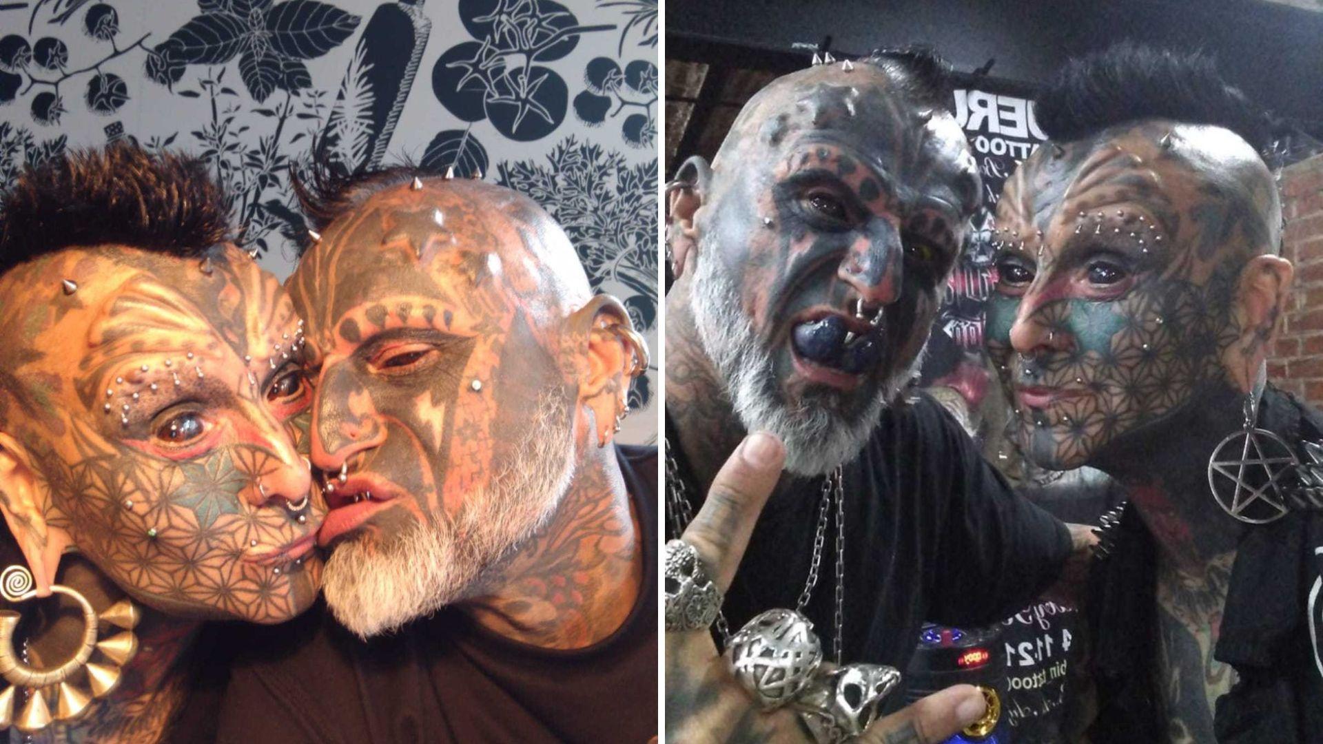 Ei formează cel mai tatuat cuplu din lume. Cum arătau cei doi înainte de a intra în Cartea Recordurilor Mondiale
