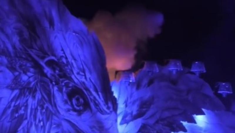 VIDEO | Momentul în care scena ia foc la Untold. Ce a produs incendiul. A fost la un pas de o tragedie