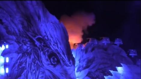 VIDEO | Momentul în care scena ia foc la Untold. Ce a produs incendiul. A fost la un pas de o tragedie