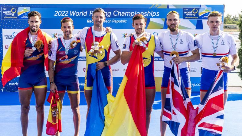 Campionatul Mondial de canotaj 2023 de la Belgrad. România a obţinut două medalii de aur, una de argint şi două de bronz