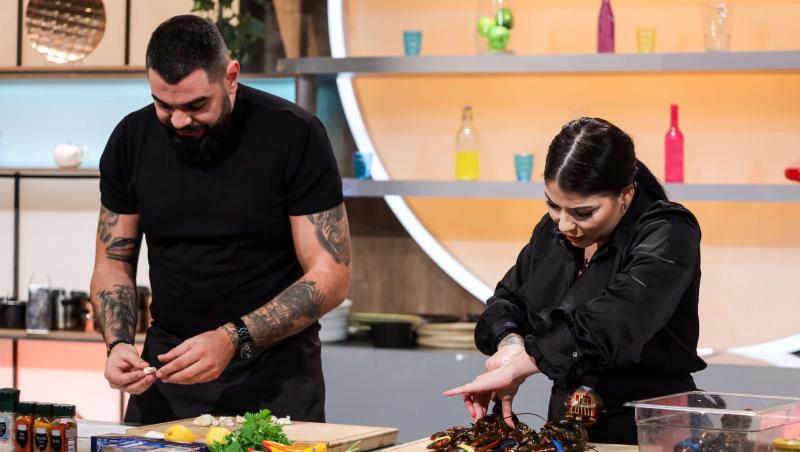 Chefi la cuțite, 10 septembrie 2023. Remus Iosub și Denisa Drăgan au făcut show total în bucătărie. Cum arată viața lor