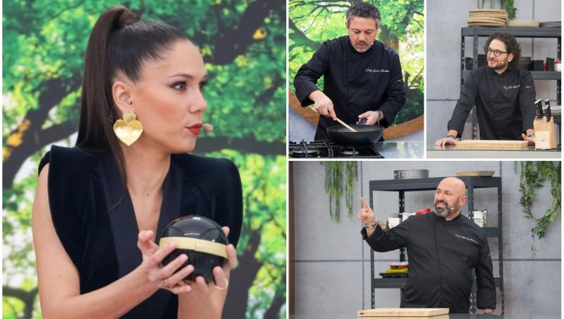 Sorin Bontea, Florin Dumitrescu și Cătălin Scărlătescu se întrec pentru o bombă cu amulete, la Chefi la cuțite sezonul 12